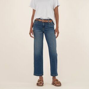 Kut from the Kloth Pattie Mid Rise Straight Leg, Exclusive Size 1010 / Exhibitin